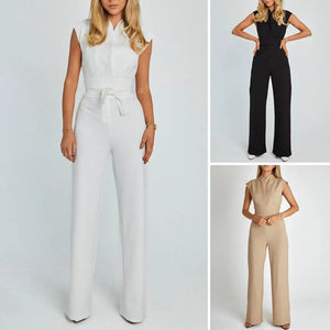 Elegant V-Neck Jumpsuit