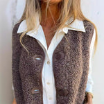 Julia™ Herfst Knopen Vest