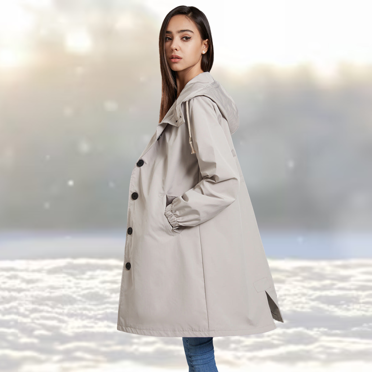 Mitzie™ Weerbestendige Trenchcoat