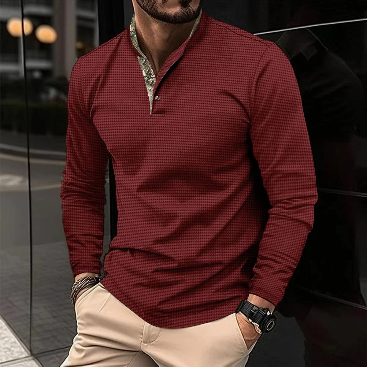 Stijlvolle™ Hugo Longsleeve Polo