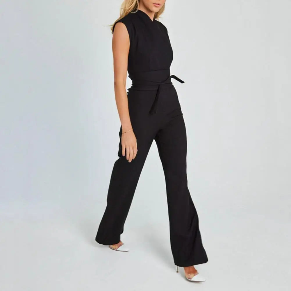 Elegant V-Neck Jumpsuit