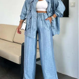 Maaike™ Glinsterende Tweedelige Set