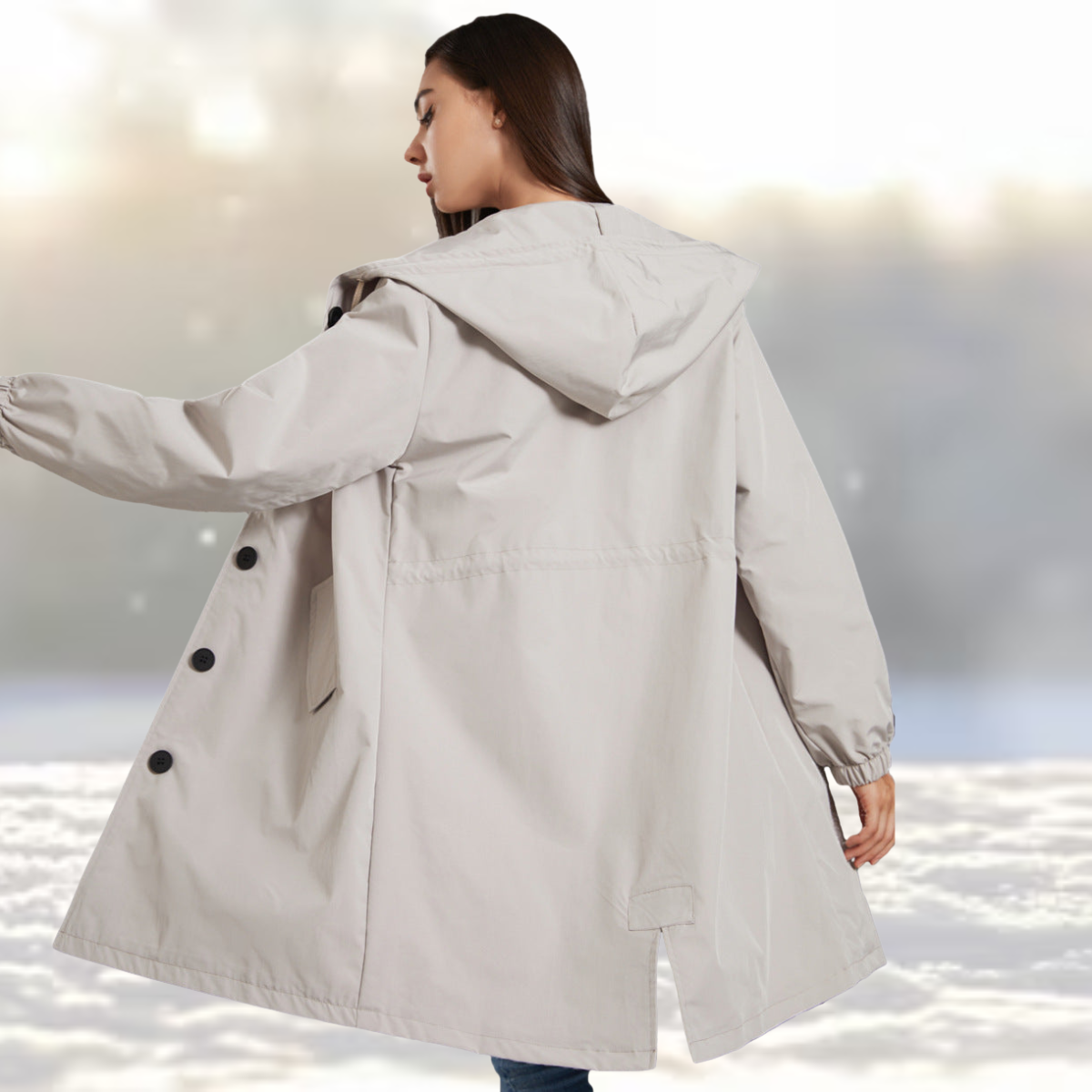 Mitzie™ Weerbestendige Trenchcoat