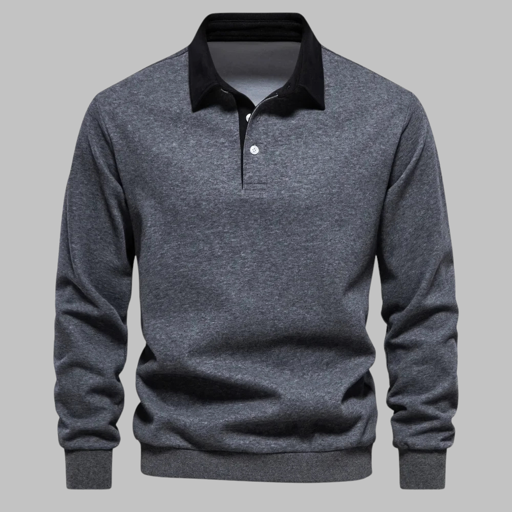 Cornelis™ Klassieke Herensweater met Polokraag