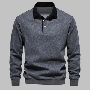 Klassieke™ Herensweater met Polokraag