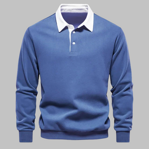 Klassieke™ Herensweater met Polokraag