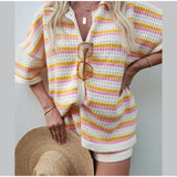 Eline™ Gestreepte set