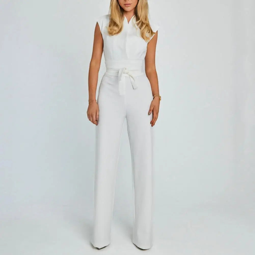 Elegant V-Neck Jumpsuit