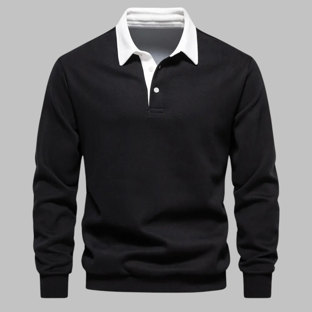 Cornelis™ Klassieke Herensweater met Polokraag