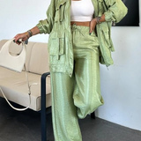 Maaike™ Glinsterende Tweedelige Set