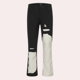 Quentin™ Heren Ripped Contrast Jeans
