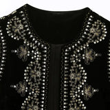 Celina | Geborduurde Fluwelen Vest