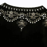 Celina | Geborduurde Fluwelen Vest