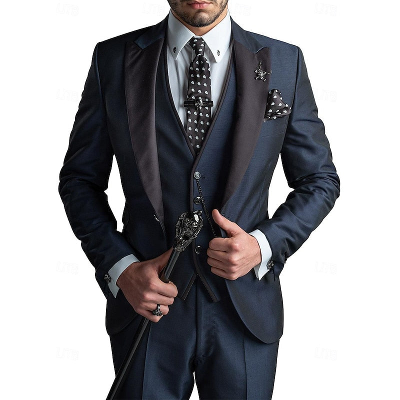 Heren Driedelige Linnen Set - Elegant & Comfortabel voor Formele Gelegenheden