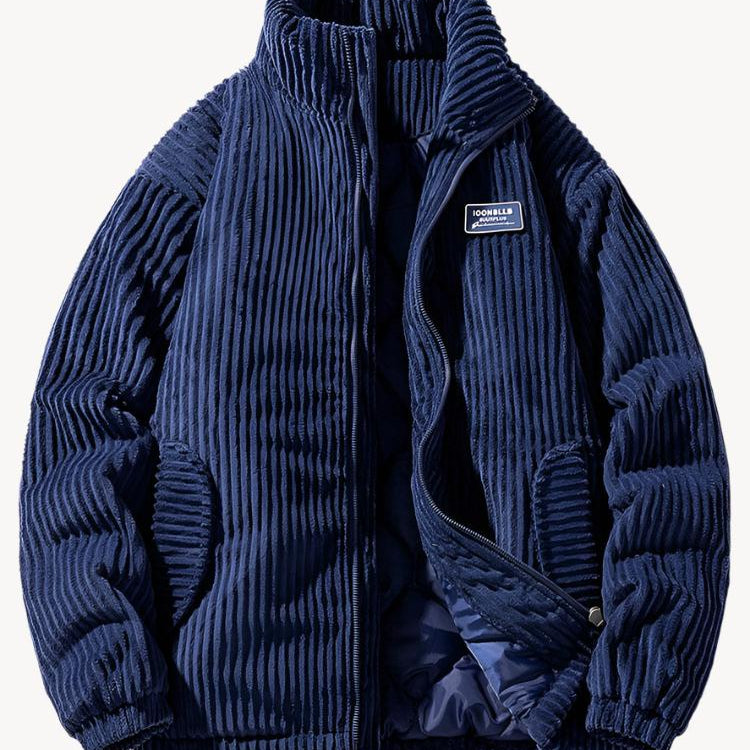 Patrick™ Trendy Geribbelde Winterjas