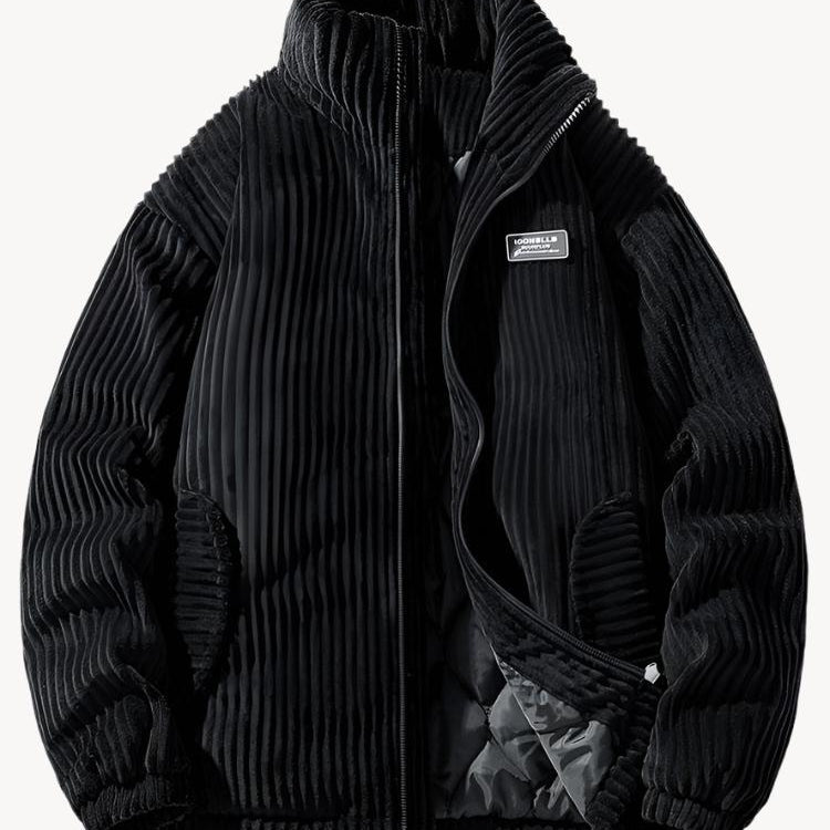 Patrick™ Trendy Geribbelde Winterjas