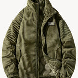 Patrick™ Trendy Geribbelde Winterjas