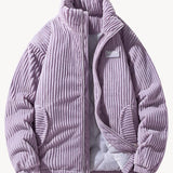 Patrick™ Trendy Geribbelde Winterjas