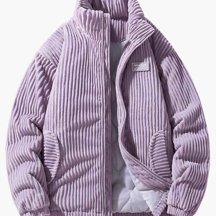 Patrick™ Trendy Geribbelde Winterjas