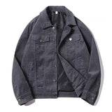 Derk-Jan™ Heren Sherpa Gevoerde Vintage Denimlook Jas
