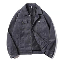 Derk-Jan™ Heren Sherpa Gevoerde Vintage Denimlook Jas