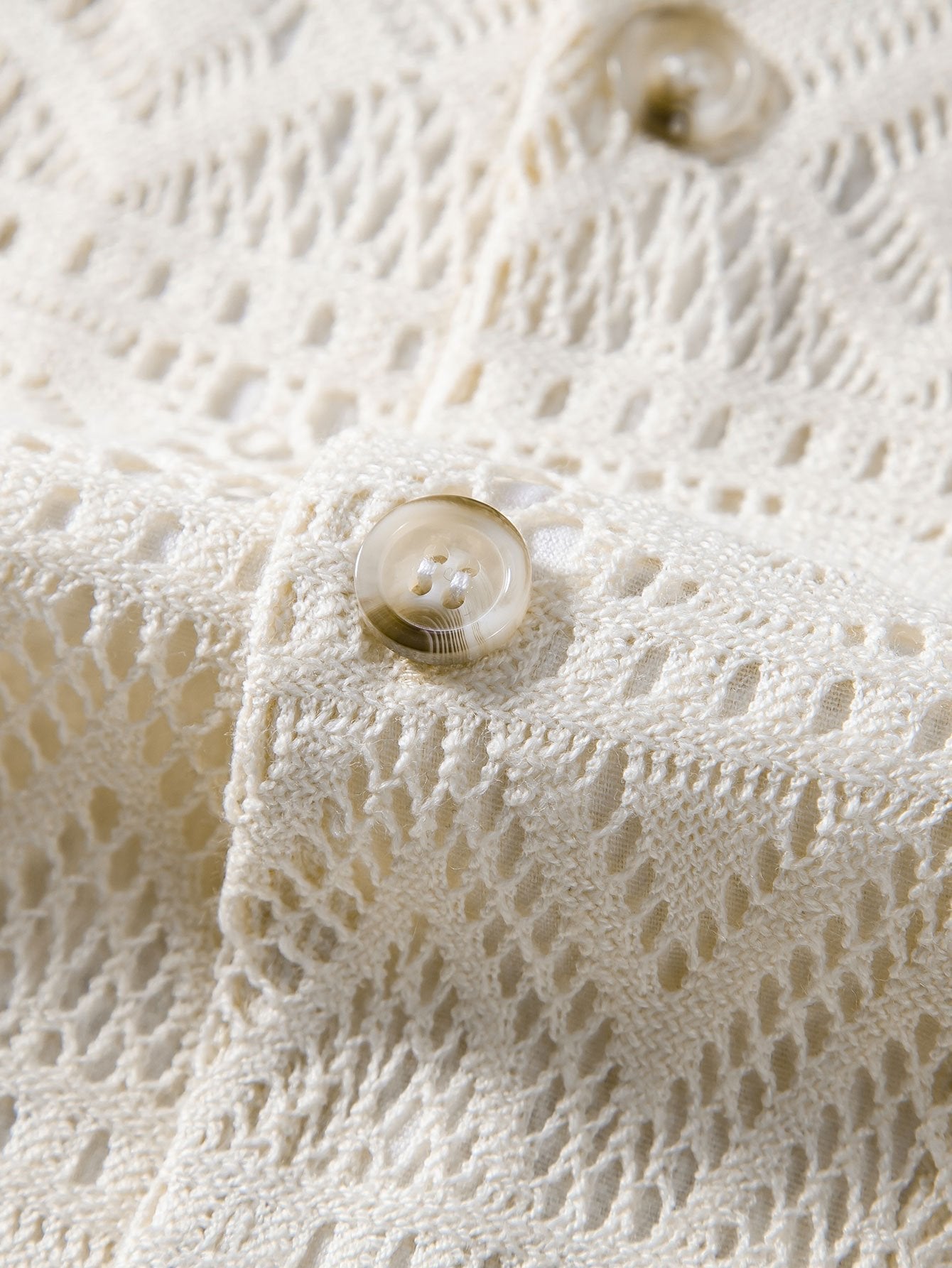 David | Transparant Haakshirt met Ethno-patroon