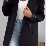 Femke™ Klassieke Lange Blazer