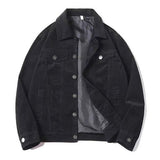 Derk-Jan™ Heren Sherpa Gevoerde Vintage Denimlook Jas