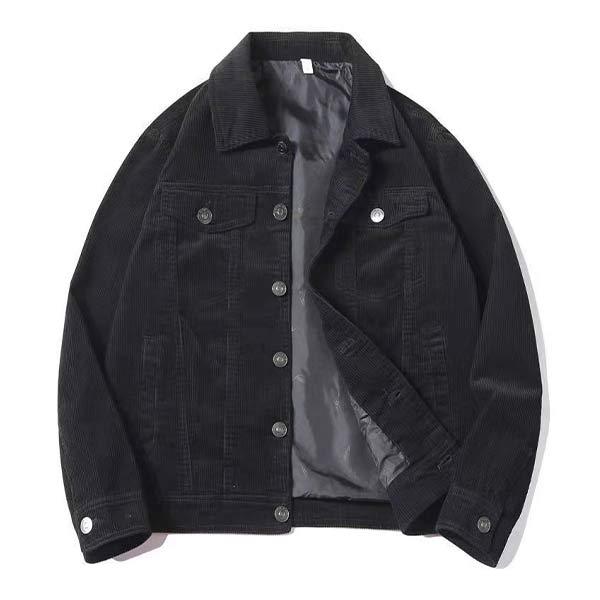 Derk-Jan™ Heren Sherpa Gevoerde Vintage Denimlook Jas