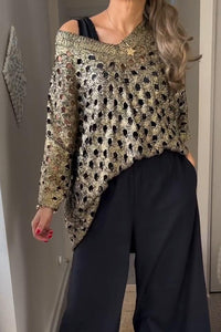 Felicia™ Metallic Gaas Top