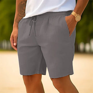 Liam™ Heren Zomerse Linnen Short