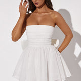 Kate | Mini Jurk Witte Glitter