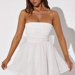 Kate | Mini Jurk Witte Glitter