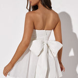 Kate | Mini Jurk Witte Glitter
