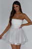 Kate | Mini Jurk Witte Glitter