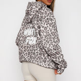 Offstage Gedrukte Oversized Hoodie Leopard – Gedurfd, Comfortabel en Stijlvol