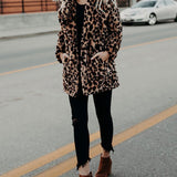 Leona| Comfortabele Winterjas met Luipaardprint