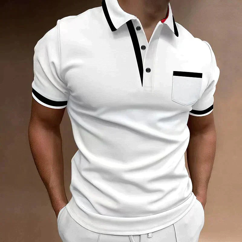 Elegante heren polo shirt voor elke gelegenheid
