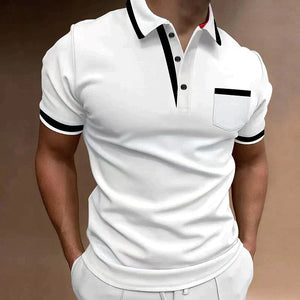 Elegante heren polo shirt voor elke gelegenheid