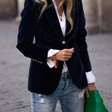 Maelis - Fluwelen Blazer voor Vrouwen