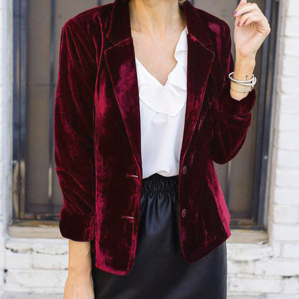 Maeve | Elegante Fluwelen Blazer