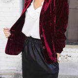 Maeve | Elegante Fluwelen Blazer