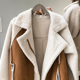 Zeva - Comfortabele Suède Winterjas Voor Vrouwen