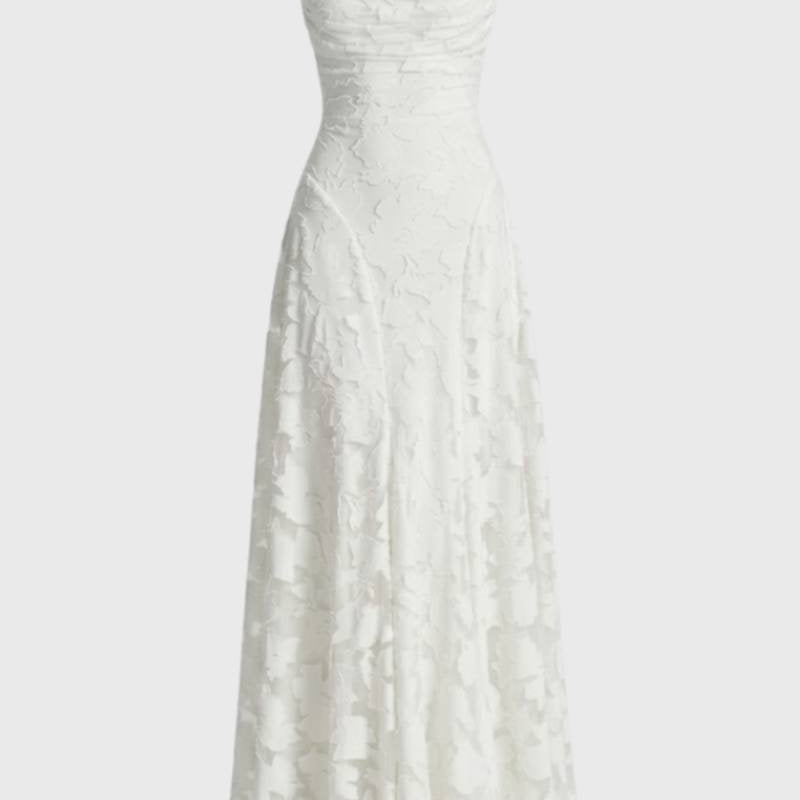 Elegante Maxi Jurk met Kantdetails