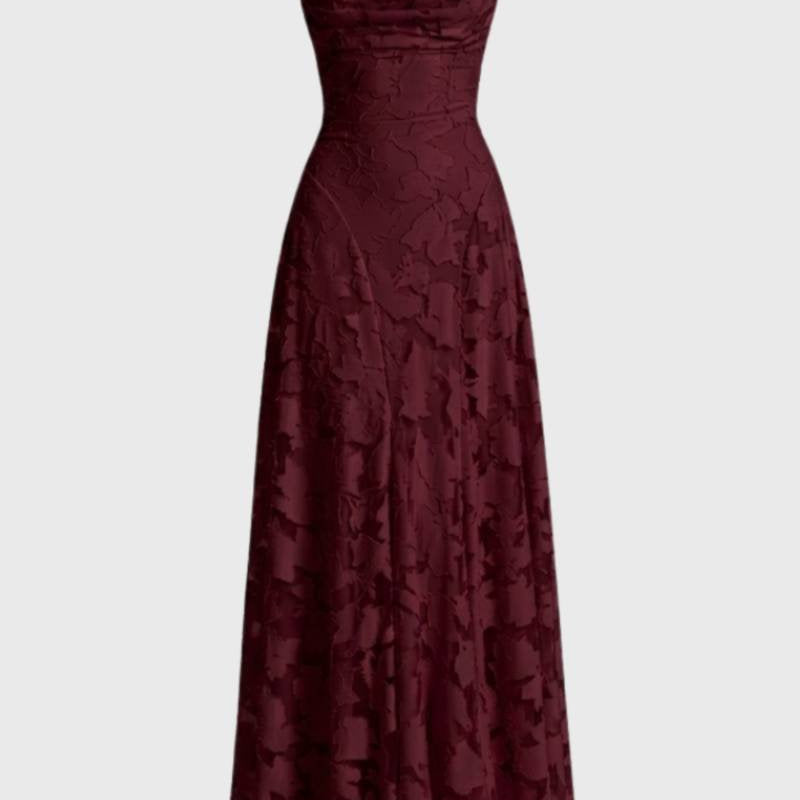 Elegante Maxi Jurk met Kantdetails