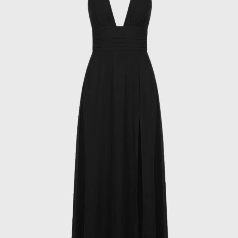 Elegante Halter Maxi Jurk