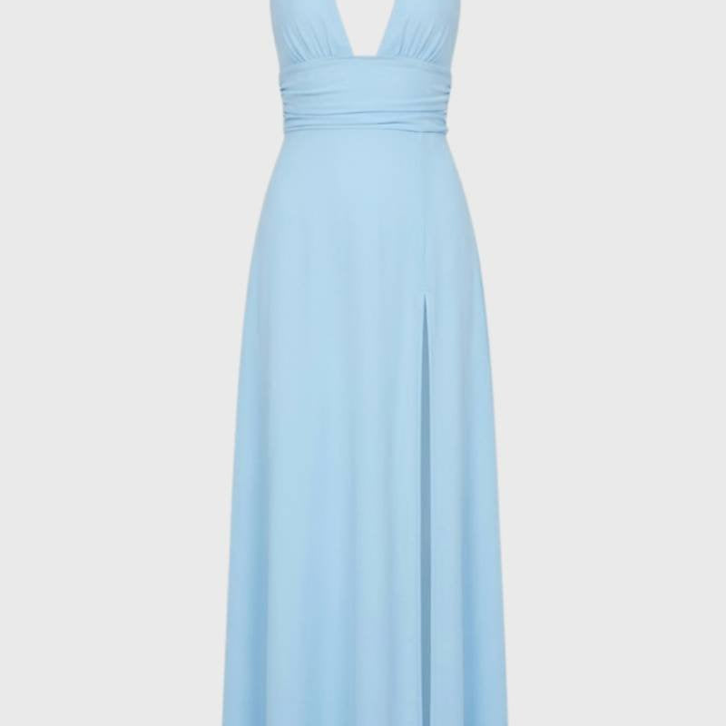 Elegante Halter Maxi Jurk