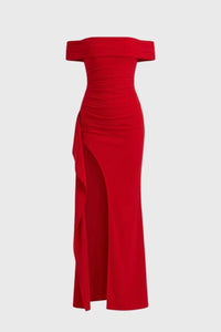 Elegante Off Shoulder Maxi Jurk