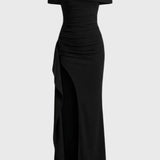 Elegante Off Shoulder Maxi Jurk