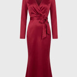 Road Elagante Satin Midi Jerk
